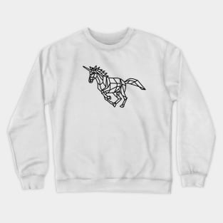 Geometric Unicorn Crewneck Sweatshirt